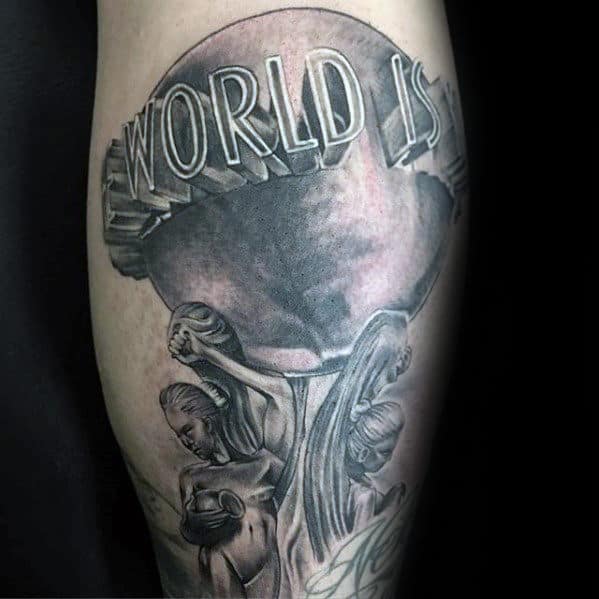 world is yours tattoo