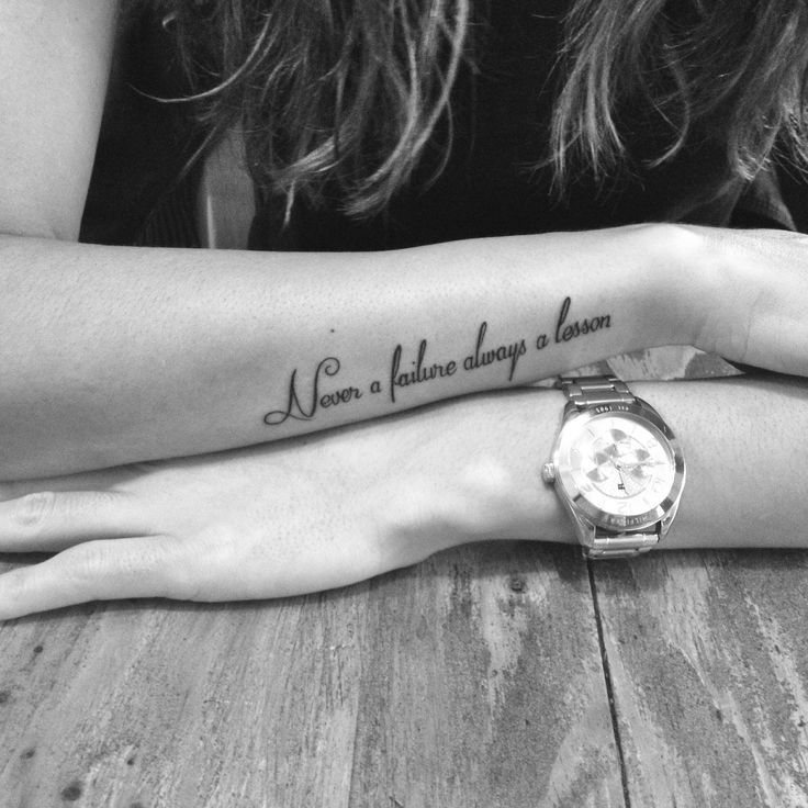 wrist quote tattoos