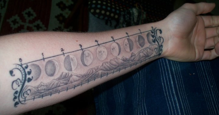 Ruler tattoo