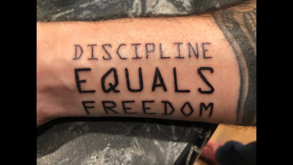 discipline tattoo