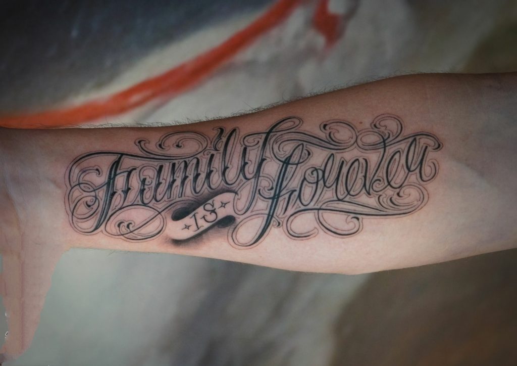 Family forever tattoo