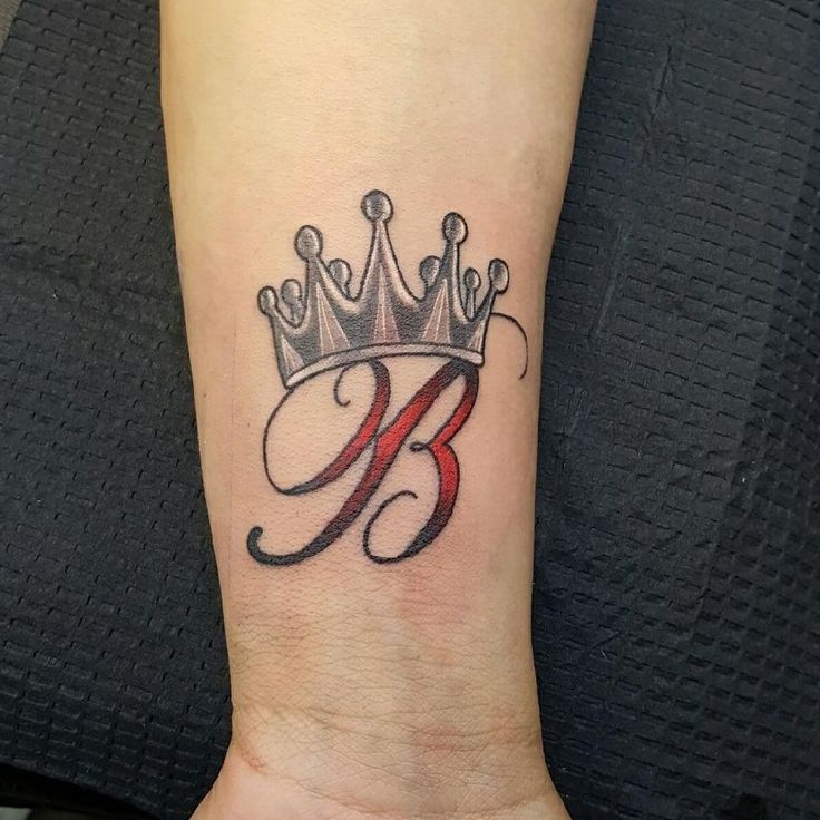 Letter b tattoo