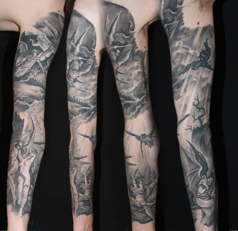 Heaven tattoo sleeve