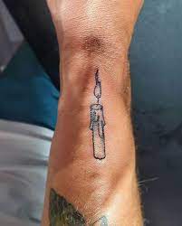 candle tattoo