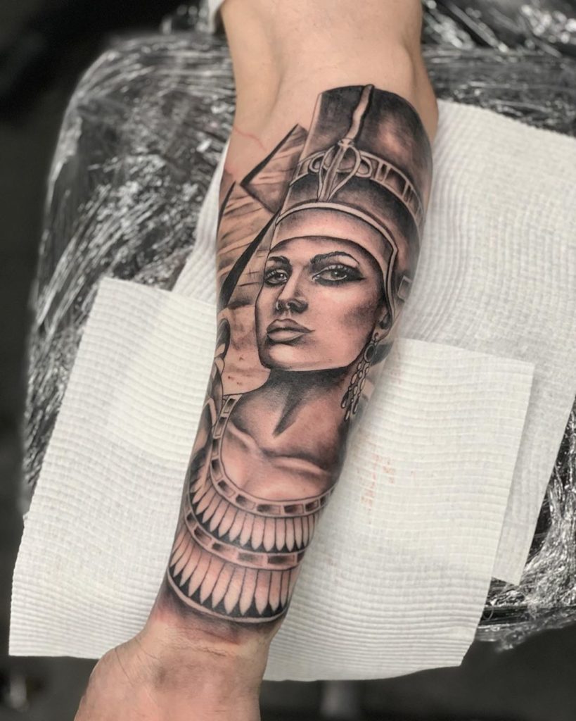 egyptian queen tattoo