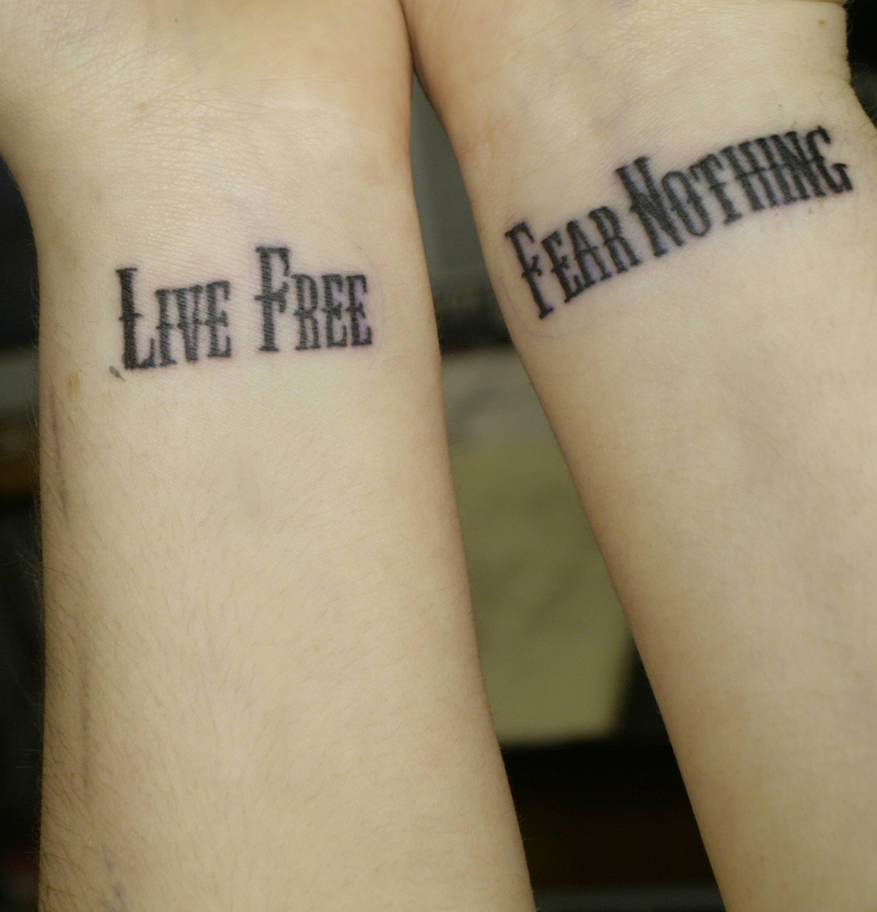fear none tattoo