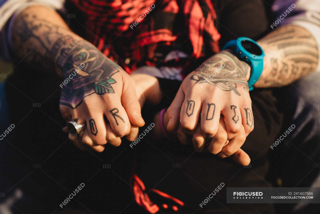 holding hands tattoo