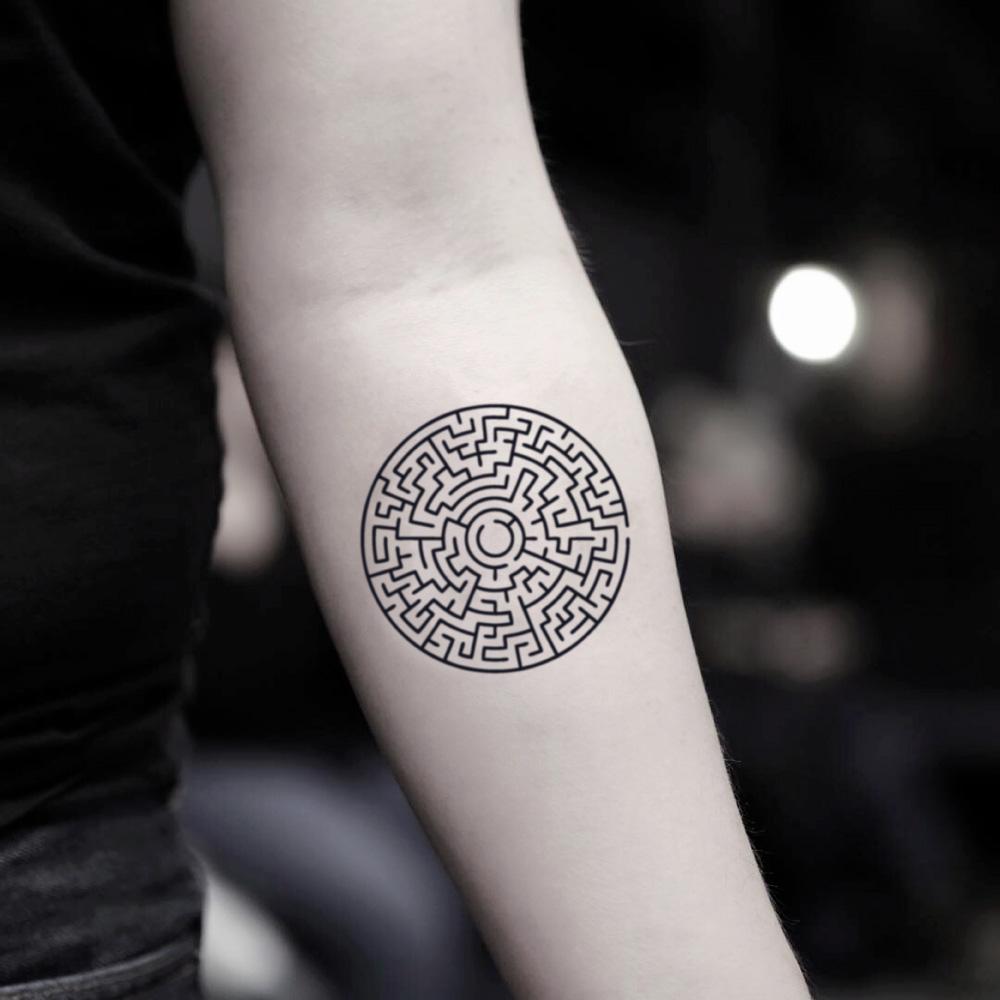 labyrinth tattoo