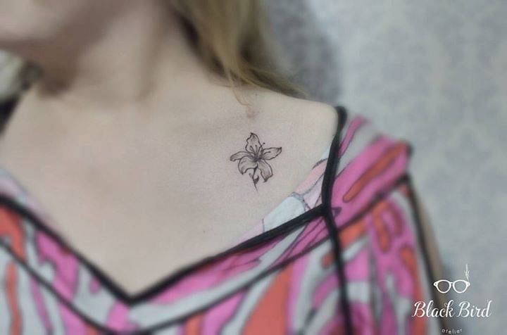 lily tattoo small