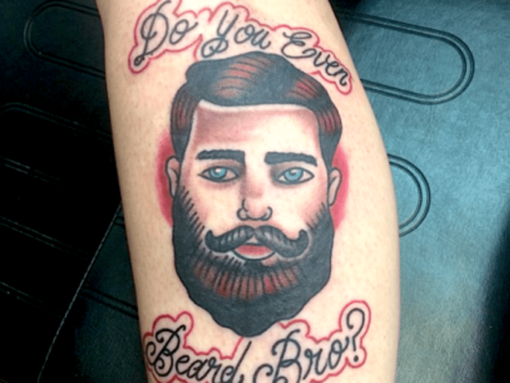 Beard tattoo