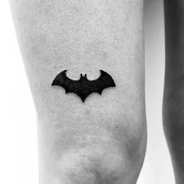 Simple bat tattoo